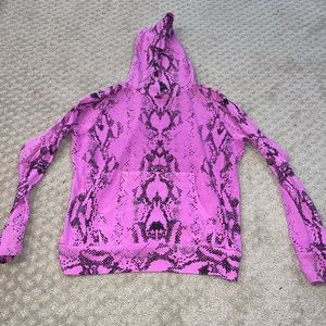 Monrow snake skin printed sweatshirt